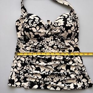 Merona Tankini Top Padded Bra Swimwear size Medium